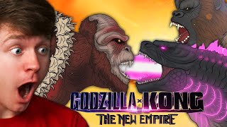 GODZILLA x KONG the ANIMATED TRAILER Reaction [upl. by Edya]