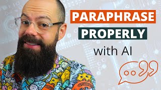 How to Paraphrase ANYTHING with AI Undetected 3 Easy Steps [upl. by Adnilec]