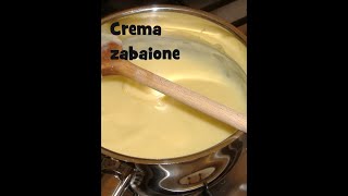 CREMA ALLO ZABAIONE DAL PASTICCERE BERGAMASCO [upl. by Eibba]