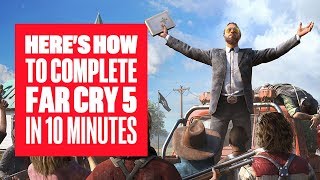 20 Minutes of Far Cry 5 Fly Fishing and Killing Gameplay in 4K  PSX 2017 [upl. by Jacobsohn647]