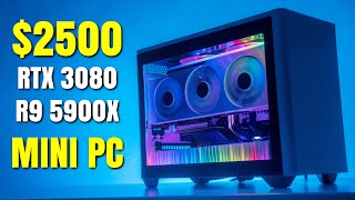 2500 Ryzen 5900X  RTX 3080 Mini ITX Gaming PC Build Part 2 [upl. by Primaveras]