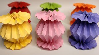 origami paper lanterns  Chinese New year lanterns [upl. by Nyra]