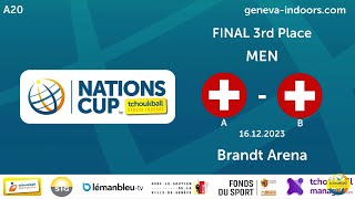 Switzerland A  Switzerland B  Final 3rd place men  Nations Cup Tchoukball 2023  DE [upl. by Arikahc505]