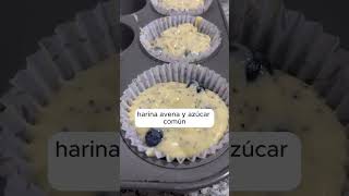 Receta Muffins de arándanos Recetafacil [upl. by Raasch131]