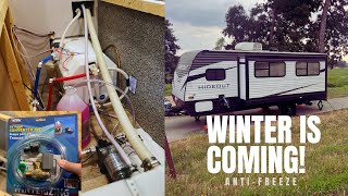 Winterizing my RV by adding a Valterra Pump Converter Kit Keystone Hideout [upl. by Eanerb]