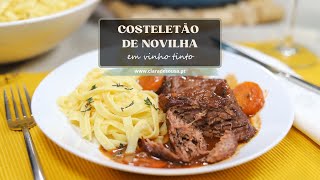 Costeletão de Novilha em Vinho Tinto [upl. by Okiam]