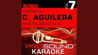 The Voice Within Karaoke With Background Vocals In the Style of Christina Aguilera [upl. by Curhan]