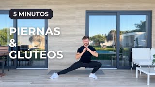 PIERNAS Y GLÚTEOS EN 5 MINUTOS [upl. by Marko801]