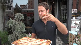 Barstool Pizza Review  310 Bowery Bar Pizza Featuring 9x World Champion Pizza Maker [upl. by Acinod]