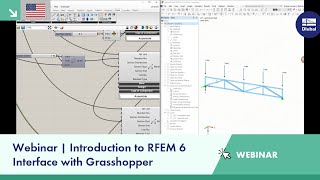 EN Webinar  Introduction to RFEM 6 Interface with Grasshopper [upl. by Netfa]