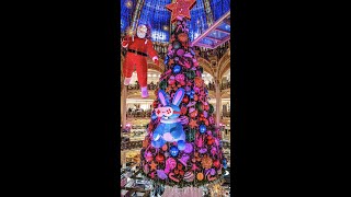 Christmas Paris 2024  Galeries Lafayette [upl. by Cecilius517]