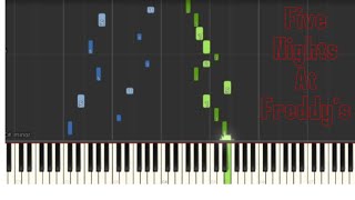 Five Nights At Freddys Piano  OYUNCU GAMER Piano 1 [upl. by Avilo338]