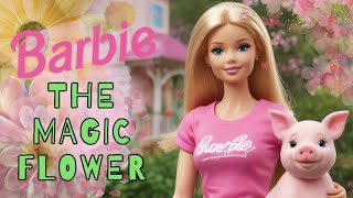 SHORT STORY Barbie  Barbie Pinky And The Magic Flower [upl. by Daggett775]