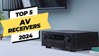 Top 5 Best Av Receivers 2024 [upl. by Meehar]