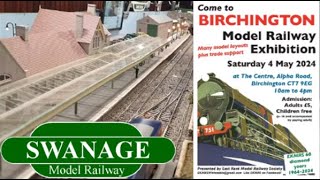 Swanage Model Railway at the Birchington Model Railway Exhibiton May 4th 2024 [upl. by Irisa]