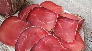 bresaola fatta in casa [upl. by Yrroc]