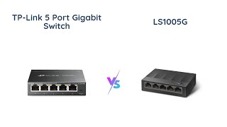 TPLink 5 Port Gigabit Switch vs TPLink Litewave 5 Port Ethernet Switch [upl. by Eisdnyl948]