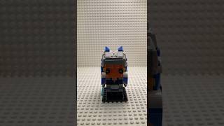 Ahsoka Tano Brickheadz Star Warsstarwars stopmotion lego shortsfeed shorts brickheadz [upl. by Arbe58]