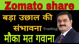 Zomato share latest news today  Zomato stock latest news today [upl. by Kennard]