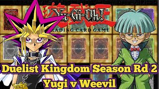 Yugi vs Weevil  Yugioh Duelist Kingdom Season Round 2 yugioh yugiohtcg yugiohcards [upl. by Reh]