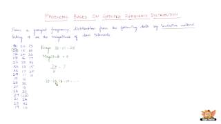 How to construct a grouped frequency distribution   Vol 23 [upl. by Suoivatnod]