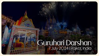 Rathyatra Guruhari Darshan 7 Jul 2024 Rajkot India [upl. by Nicholl]