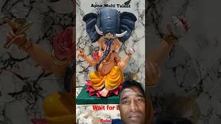 how to making ideal Ganpati Bappa Murti with clay ganeshaspeaks askganesha trandingshorts [upl. by Nyrehtac]