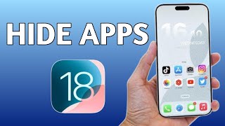 How To Hide Apps On iOS 18  How To Lock Apps On iPhone iOS 18 [upl. by Fineman]