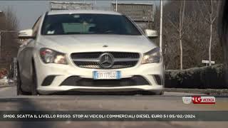 SMOG SCATTA IL LIVELLO ROSSO STOP AI VEICOLI COMMERCIALI DIESEL EURO 5  05022024 [upl. by Naelcm369]