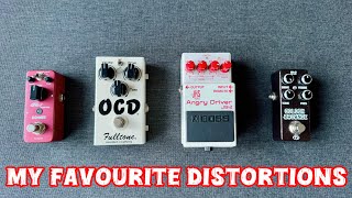 My favourite distortion pedals Morpher OCD Angry Driver Golden Brownie 🔥 [upl. by Ahsieket]