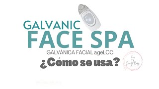 Galvánica facial ¿Cómo se usa [upl. by Irianat536]