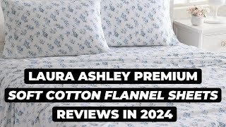 Laura Ashley Premium Ultra Soft Cotton Flannel Sheets  Mattress Crowd [upl. by Aisak]