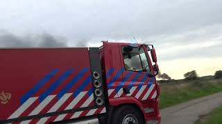 Prio1 Brandweer Vorden Waterbuffel 065761  Kleinschalige Watervoorzieningsvoertuig 065962 [upl. by Brewster]