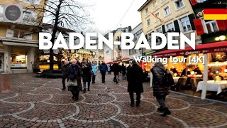 BadenBaden Germany walking tour 2023 4K [upl. by Anaul938]