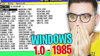 INSTALLO E PROVO WINDOWS 10 Sistema operativo del 1985 [upl. by Marron]