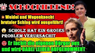 SCHOCKIEREND Weidel und Wagenknecht demontieren ScholzEin massives Problem droht für die Regierung [upl. by Beaulieu779]