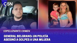 FEMICIDIO en GRAL BELGRANO un POLICÍA asesinó a su EXSUEGRA y GOLPEÓ a su EXPAREJA [upl. by Demitria]