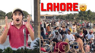 Lahore block traffic sa Sara ho gaya ðŸ˜±ðŸ¤¯ðŸ˜± [upl. by Aisanat]