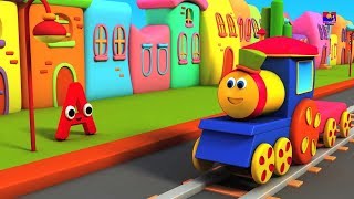 밥기차알파벳모험  아이들을위한 3D 만화  교육적비디오  Bob the Train  Kids Videos  Alphabet Adventure  Bob ABC Train [upl. by Mayworm]