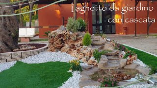 💧 Laghetto da giardino con cascata 🌷 [upl. by Nived]