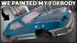 THE TRUTH IN THE BOOTH  WE PAINTED MY FOX BODY  PART 2 [upl. by Yesdnil]