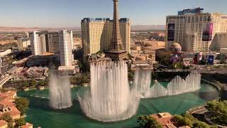 Bellagio Fountains View From Our Room  Daytime Show [upl. by Stodder]