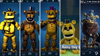 Golden Freddy FNaF AR Animations [upl. by Pippa]