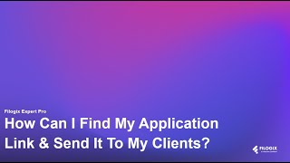 How Can I Find My Application Link amp Send It To My Clients [upl. by Atteve]