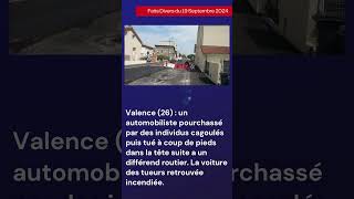 Valence 26 Un automobiliste tué après un différent routier [upl. by Inalak549]