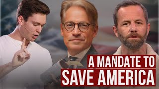 WATCH Luke Ball Kirk Cameron Eric Metaxas Discuss SAVING AMERICA [upl. by Eessej]