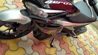 Yamaha Aerox 155 CC Outdoor Look  Yamaha Aerox  Yamaha Showroom Khatauli  9410679192 [upl. by Buatti314]