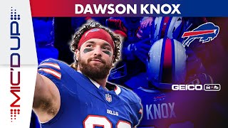 Dawson Knox Mic’d Up For Tyler Bass 61Yard GameWinning Field Goal Over Dolphins  Buffalo Bills [upl. by Gnous]