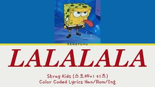 Stray Kids  quot락 樂 LALALALAquot SpongeBob Cover with Lyrics [upl. by Eiznekam]