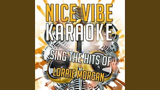 One of Those Nights Tonight Karaoke Version Originally Performed By Lorrie Morgan [upl. by Hanavas]